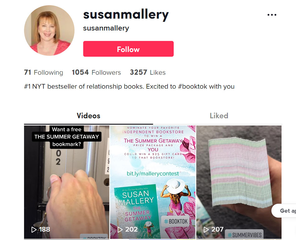Connect with Susan on Tiktok
