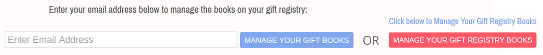 Change Gift Registry Information